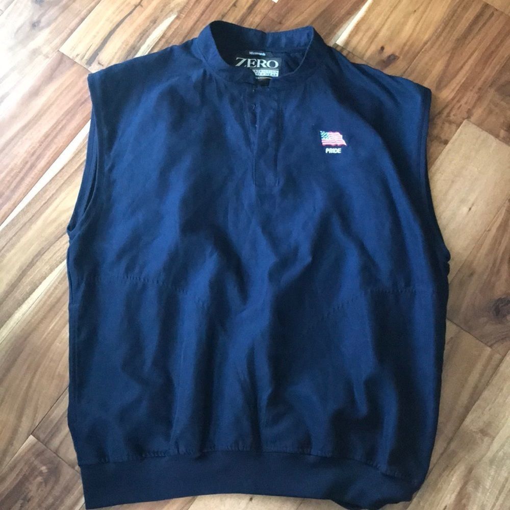 Micro Suede Zero Golf Vest out wear Sz L